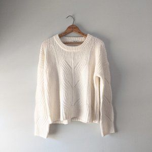Madewell | Charley Pullover Sweater Cream Size M
